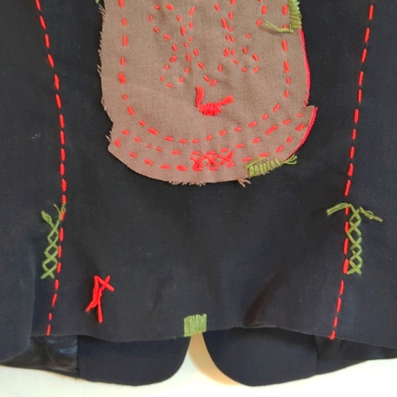 Raw 7 Vintage Applique Cropped Jacket M - Picture 12 of 16
